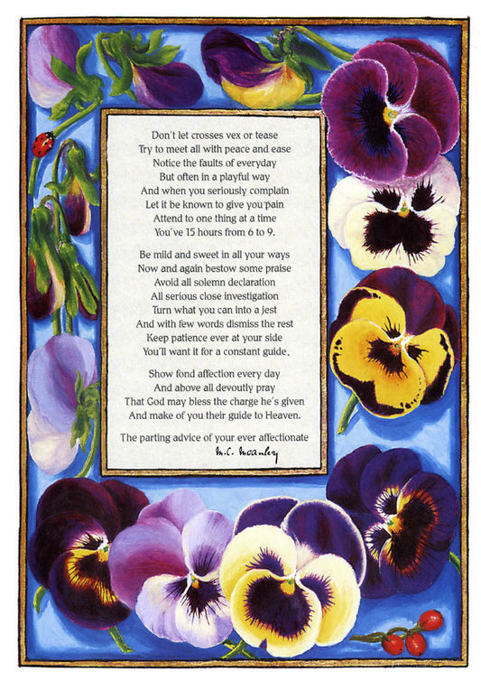 Poster- Catherine McAuley to Elizabeth Moore, Don't let crosses vex or tease