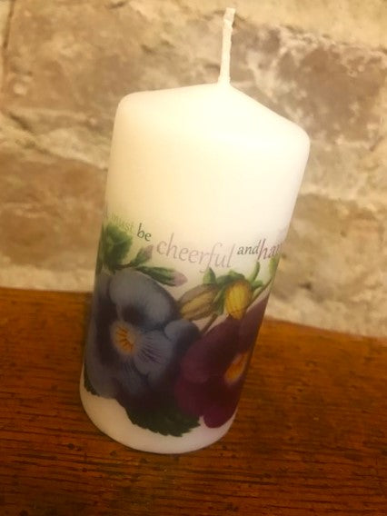 Candles - small & medium size.