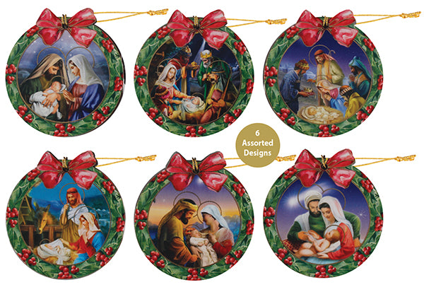 Wood Christmas Tree Ornaments