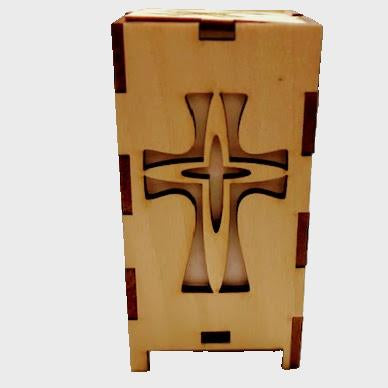 Mercy Wooden Lantern