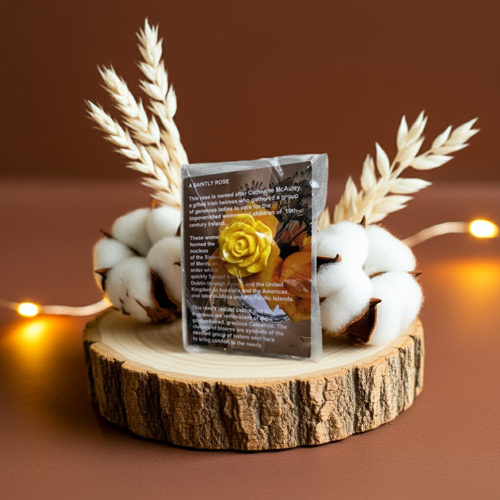 'A Saintly Rose' - Catherine McAuley Rose Pin