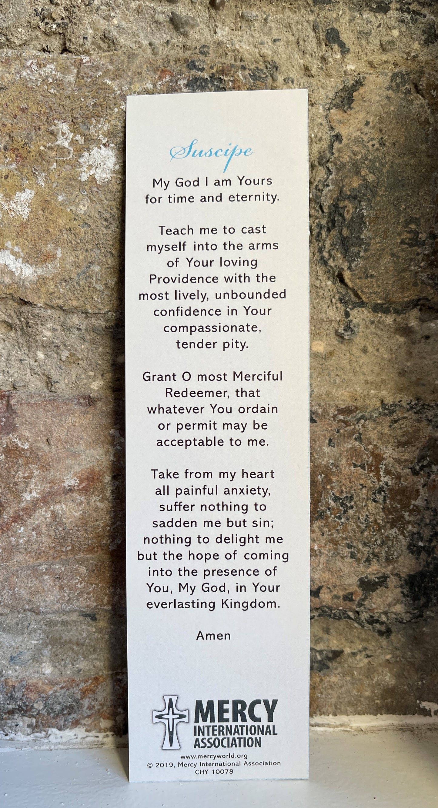 Mercy Bookmark - Tabernacle