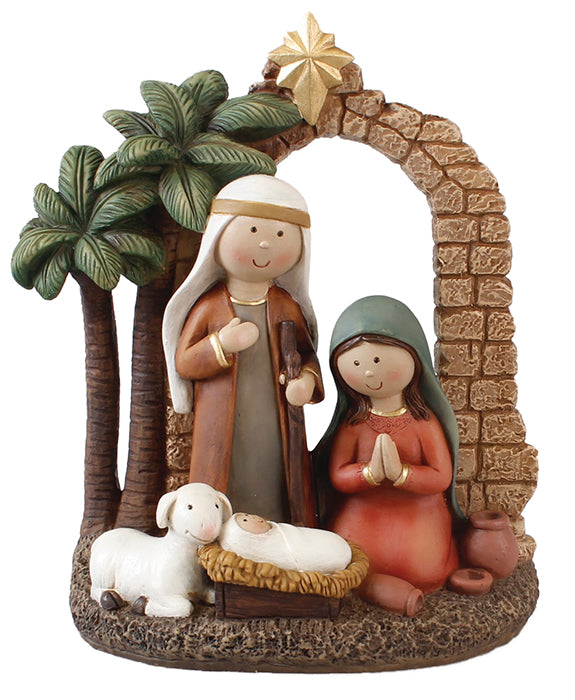 Resin Children's Nativity Set
