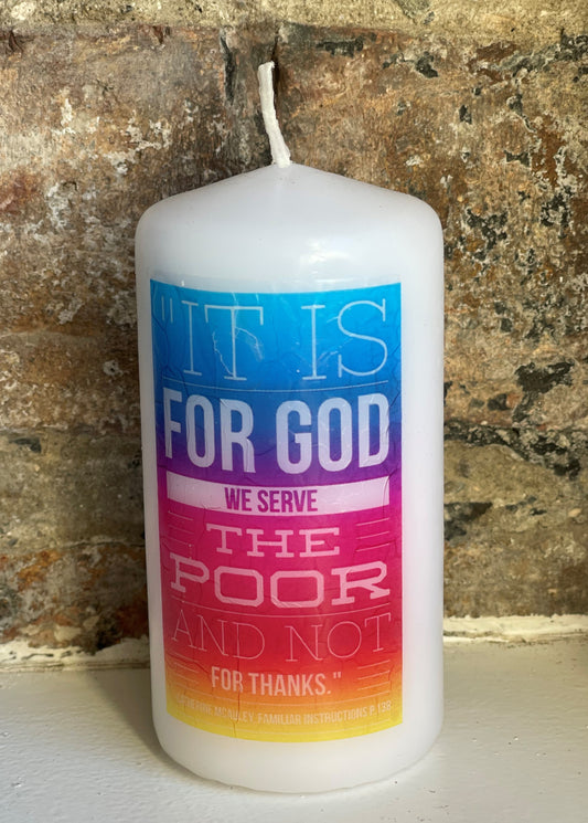 Candles - small & medium size.