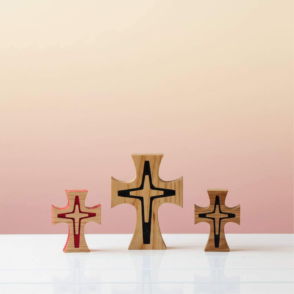 Mercy Cross - Hand Crafted European Oak