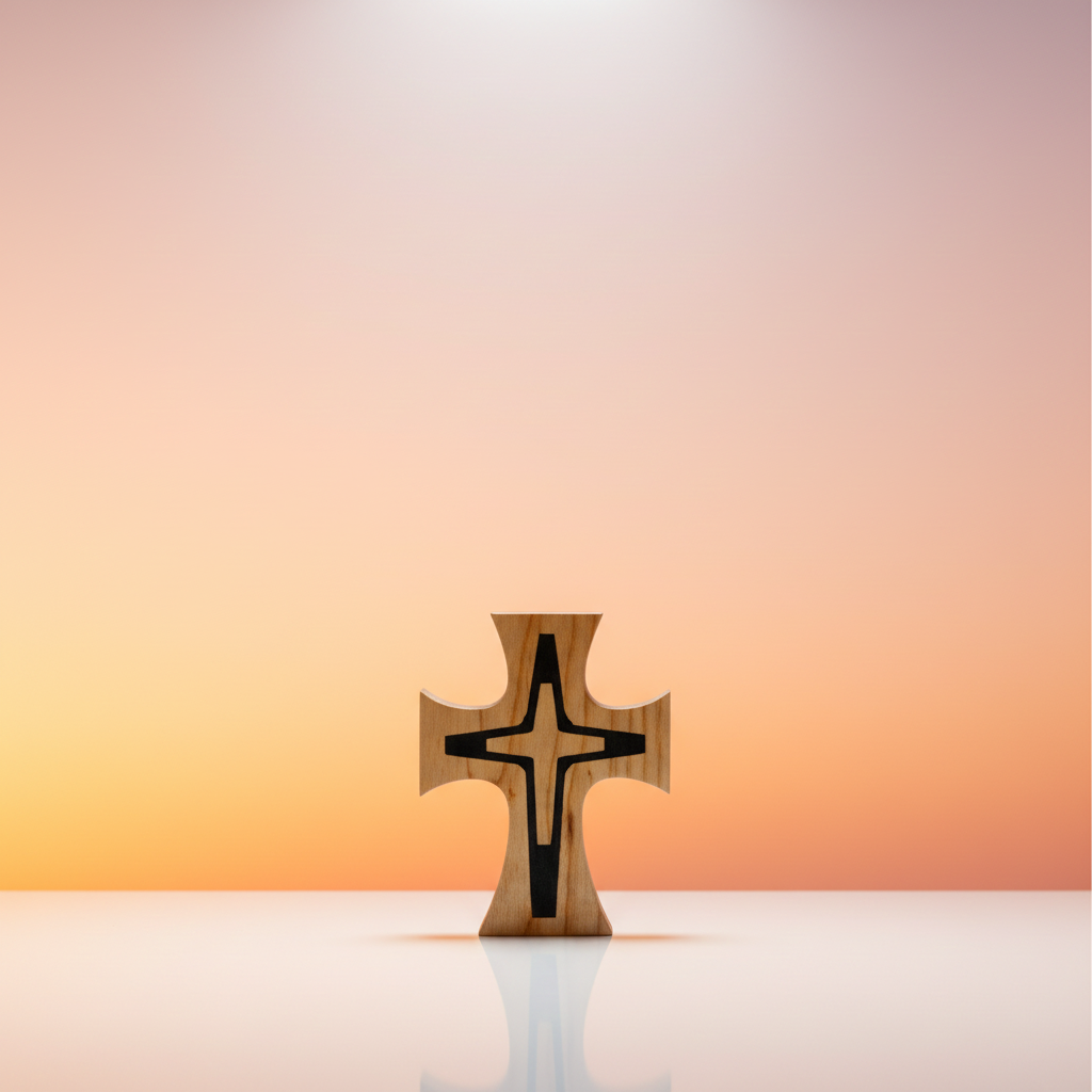 Mercy Cross - Hand Crafted European Oak