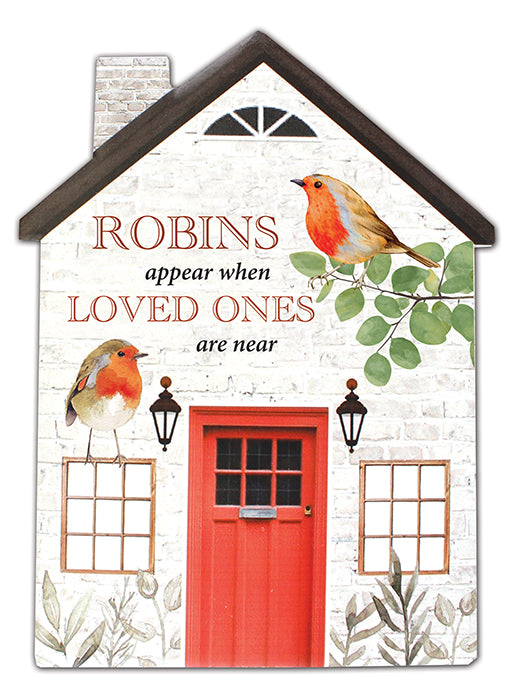 Porcelain Plaque/Robins Near You