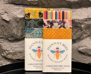 Large Kitchen Beeswax Wraps Pack