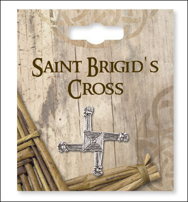 Brooch/St.Brigid Cross/Silver Finish