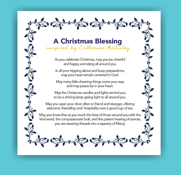Mercy Christmas Card A Christmas Blessing