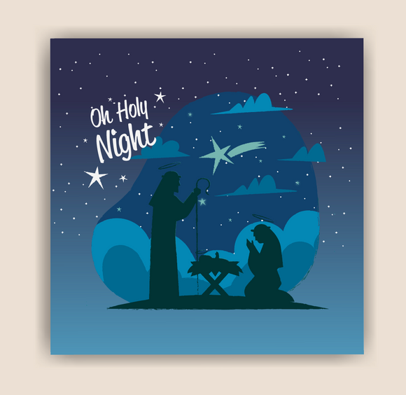 Mercy Christmas Card Nativity