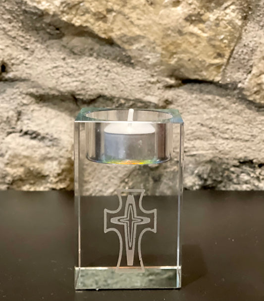 Mercy Crystal Tealight Holder